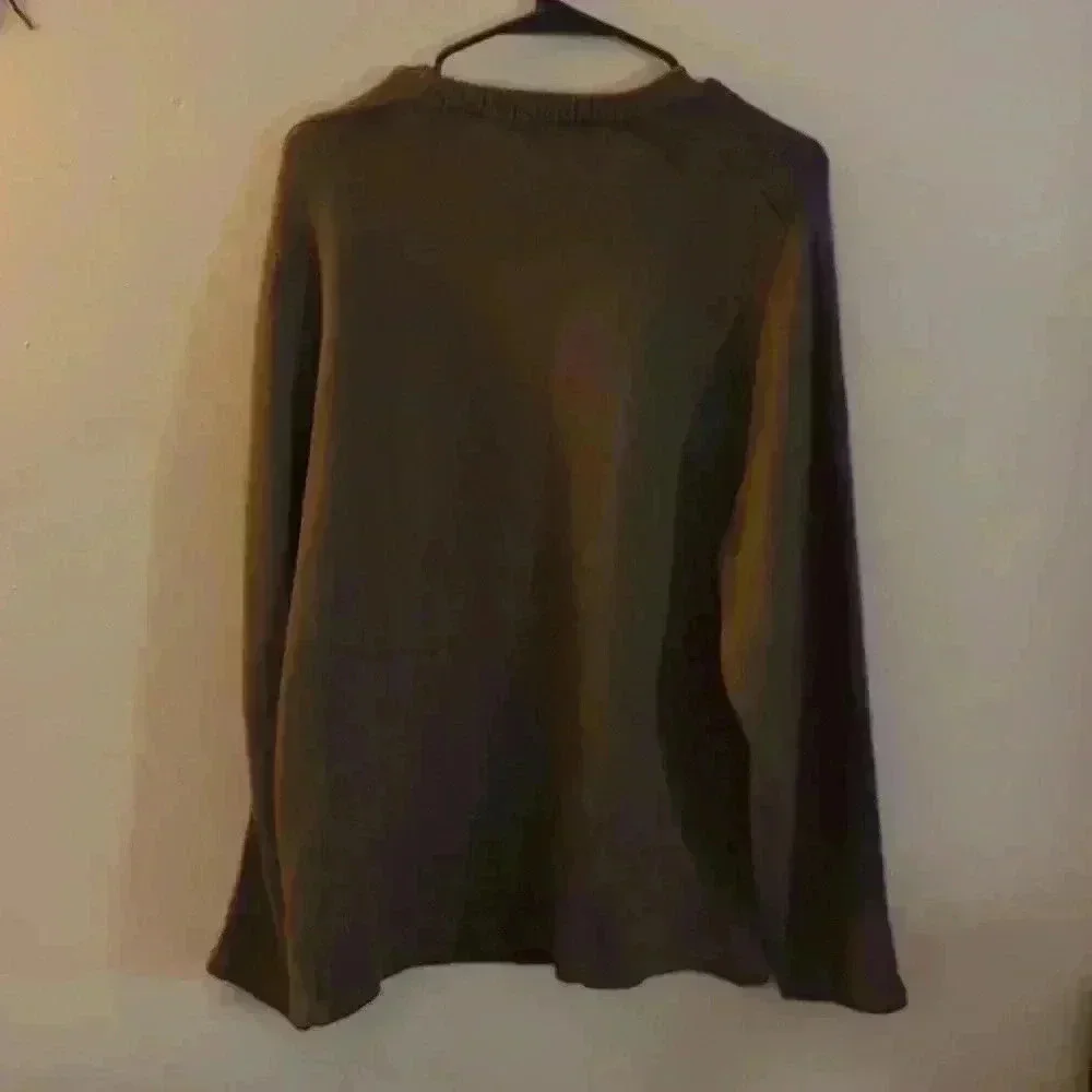 The North Face knitted sweater, green, XL